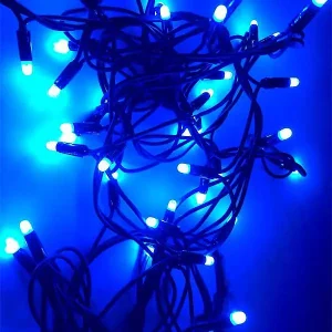 Blue LED Christmas Lights Connectable
