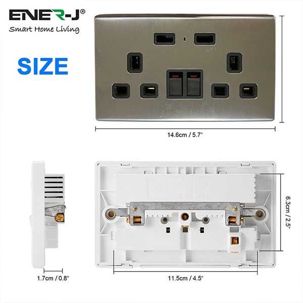 13A-WiFi-Twin-Wall-Sockets-with-2-USB-Ports-Silver 2