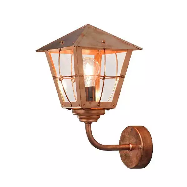 Copper Outdoor Wall Light