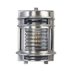 1L Nickel Plated Outdoor Wall Light