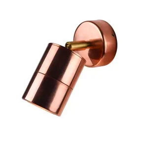 Adjustable Natural Copper Outdoor Wall Light