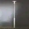 Lamp post light in matt white finish made from aluminium