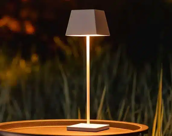 Battery operated lights for outdoor areas