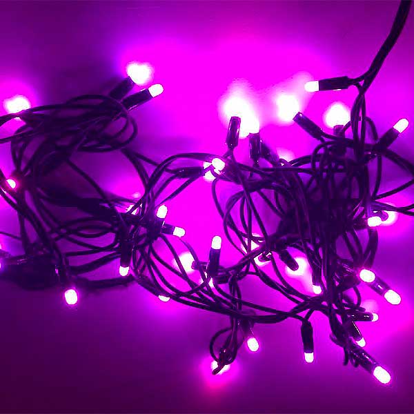 Christmas LED Lights Pink
