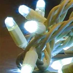Christmas Lights LED White Cable Inter-connectable