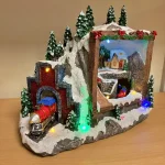 Christmas Musical Mountain Scene