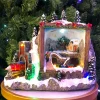 Christmas Musical Mountain Village Scene Decoration