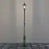 Column lamp post light in green colour