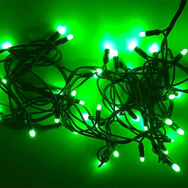 LED Colour Changing String Lights Green