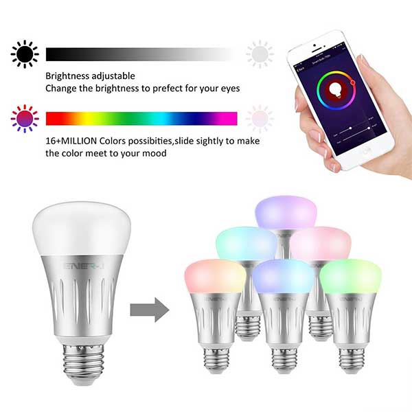 RGB Wifi Smart LED Bulb E27 4