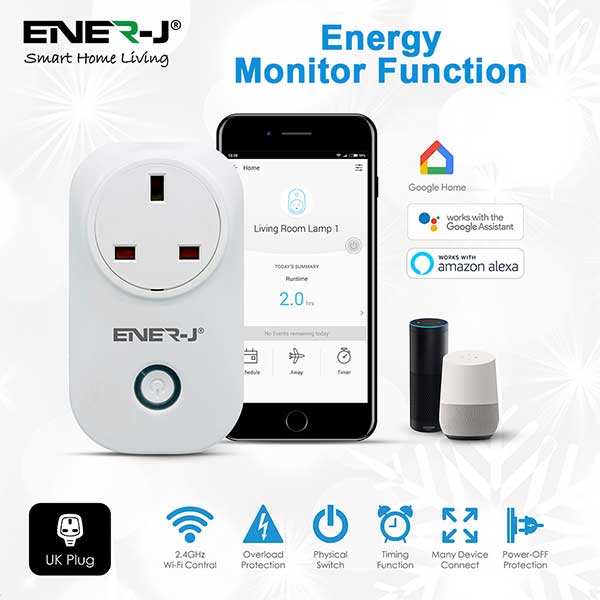 WiFi Smart Plugs with Energy Monitor, 16A UK Plug 6