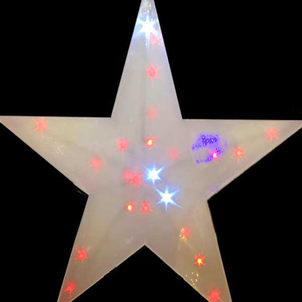 LED Red 75cm 3D Star