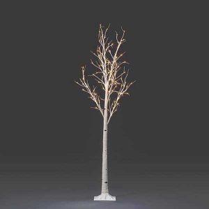 LED White Birch Tree