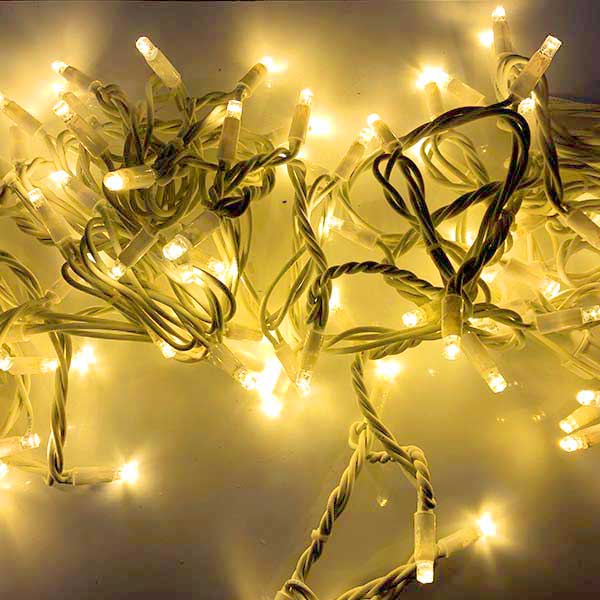 Low Voltage Christmas Lights White Cable Inter-connectable
