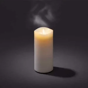 LED Wax Candle White 25cm