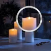 Moving Flame LED Candle 33CM Magnified