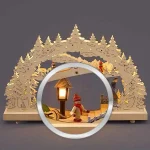 Wooden Sillhouette Tabletop Decor Magnified