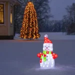 LED Acrylic Snowman 50CM Outdoor Christmas Decoration