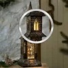 LED Water Lantern Church Magnified