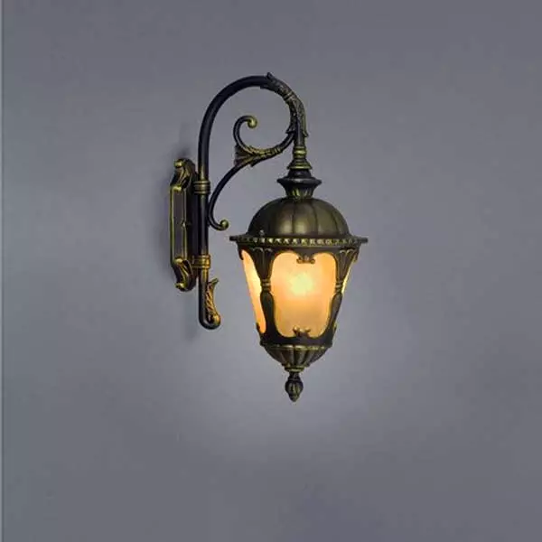 1L Brass Outdoor Lantern