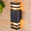2L Square Outdoor Wall Light