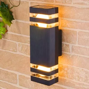 2L Square Outdoor Wall Light