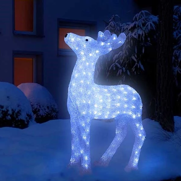 LED Acrylic Reindeer 60CM for Outdoor Christmas Decoration