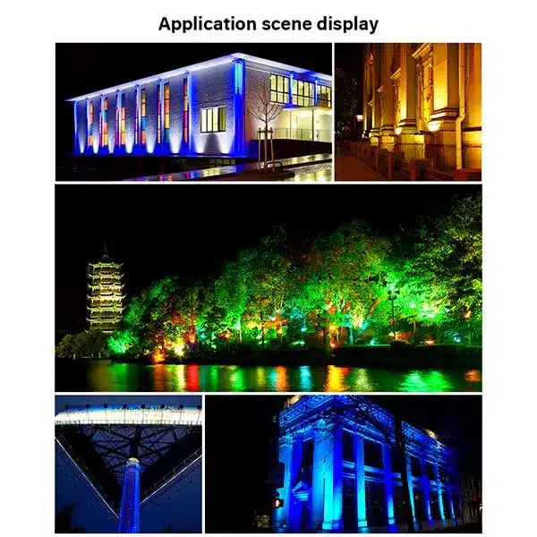 Application scene display of 100W smart garden light