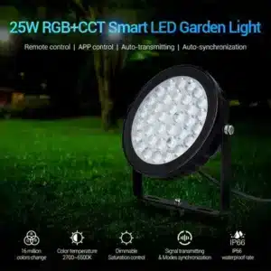 LED 25W RGB+CCT Smart Garden Floodlight