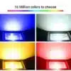 50W smart garden floodlight with 16 million colours to choose