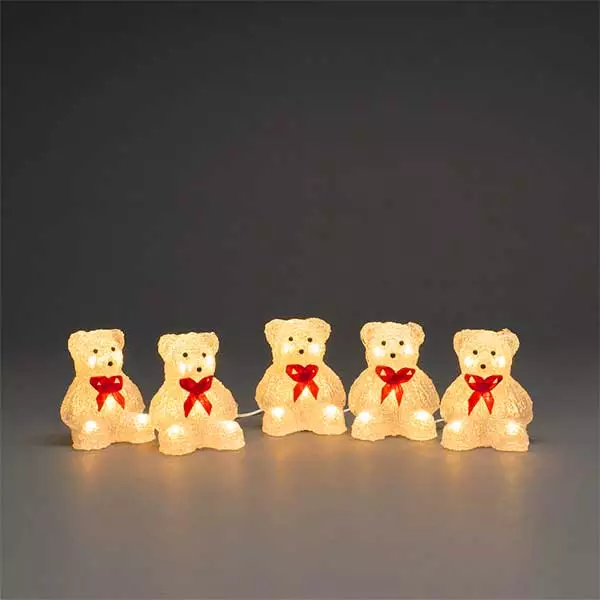 LED Acrylic Bears Set
