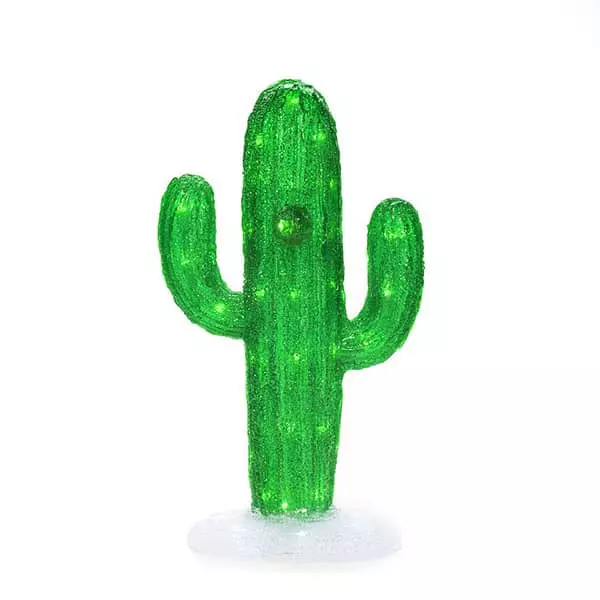 LED Acrylic Cactus Outdoor Decor
