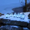 LED Acrylic Penguins Outdoor Christmas Decoration