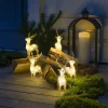 LED Reindeer Set Outdoor Christmas Decoration