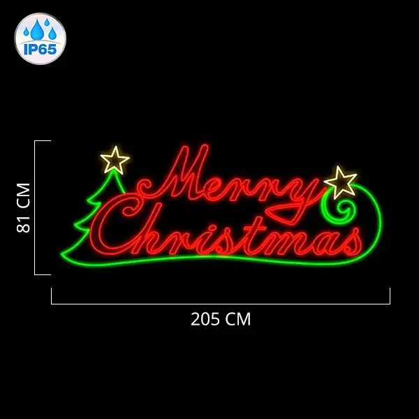 LED Christmas Sign Measurements