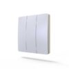 3 Gang Wireless Kinetic Switch Dimmable/Non Dimmable (white body)