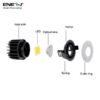Smart WiFi Fire Rated Downlight, 8W, CCT Changeable & Dimming