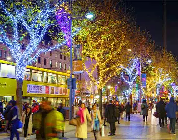 Commercial Christmas Tree Lighting Dublin