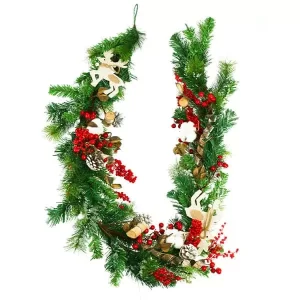 180cm Christmas Garland With Berries