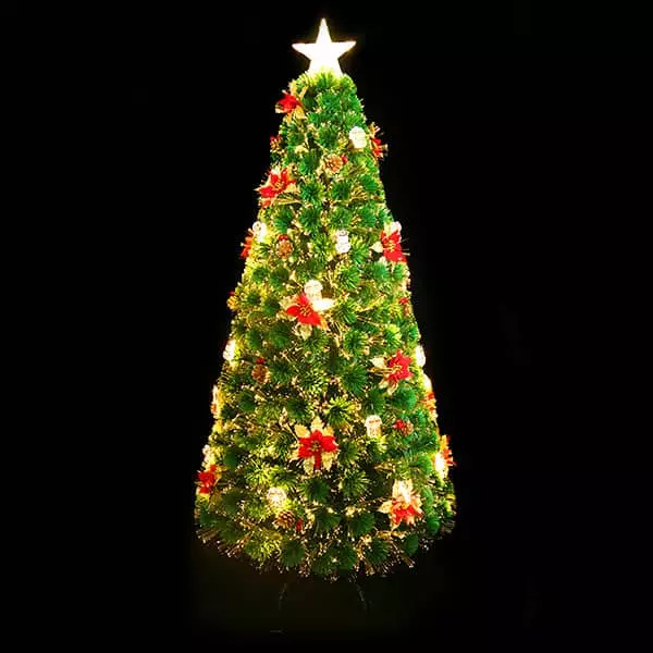 6ft Pre-Lit Artificial Christmas Tree
