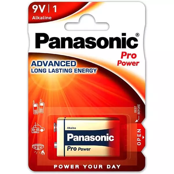 Panasonic Alkaline Pro Power 9V Battery