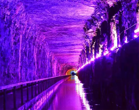 Pink Tunnel Maxiled Lighting