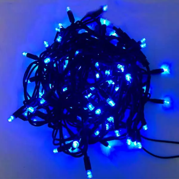 Blue String Lights