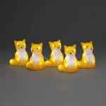 LED Acrylic Foxes Outdoor Christmas Decoration
