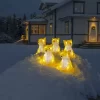 LED Acrylic Foxes for Garden Decoration