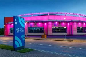 National Aquatic Centre Outdoor Colour Changing Lights