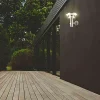 Double Circle Solar Outdoor Wall Light