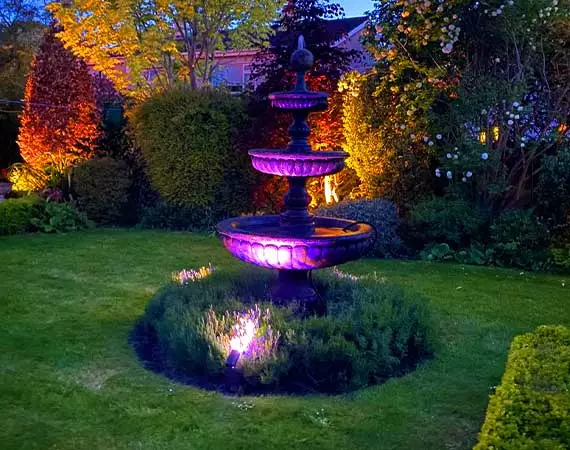 Garden Sculptures Colour Changing Lights