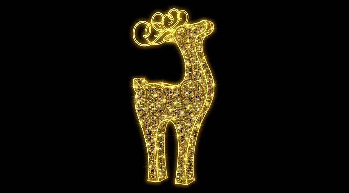 3D Reindeer Commercial Christmas Decoration