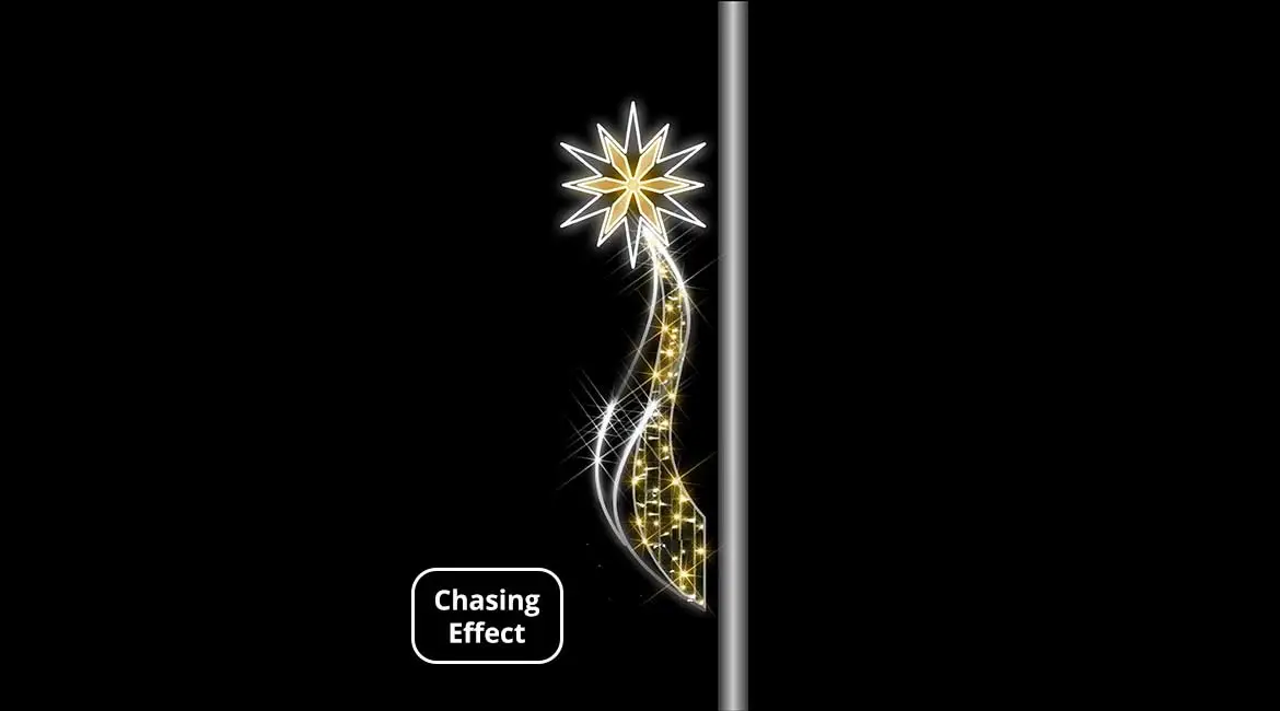 Chasing Effect Star Column Motif